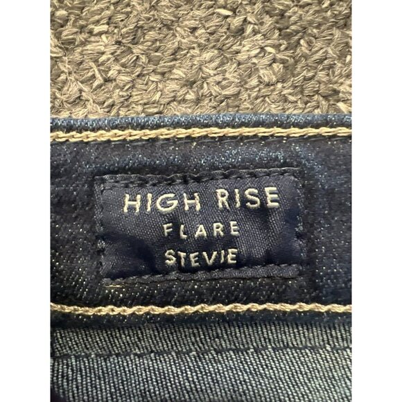 NWT Lucky Brand Womens Stevie Two Way Stretch Blue High Rise Flare Jeans US Sz 8 - Picture 8 of 16